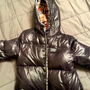 Kids Burberry Reversible Winter Coat